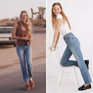 NEW Madewell The Perfect Vintage Straight Jean in Montville‎ Wash, 24